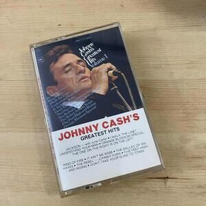 Johnny Cash – Greatest Hits Vintage Cassette Tapes VG+ C24
